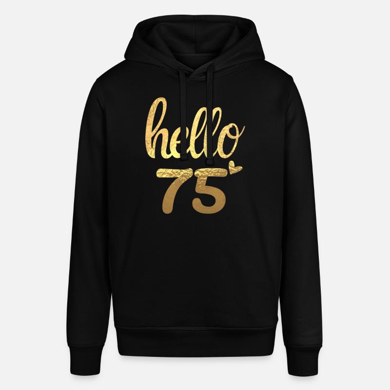 Hello 75 doré - Sweat à capuche SOUNDER Stanley/Stella Unisexe - noir