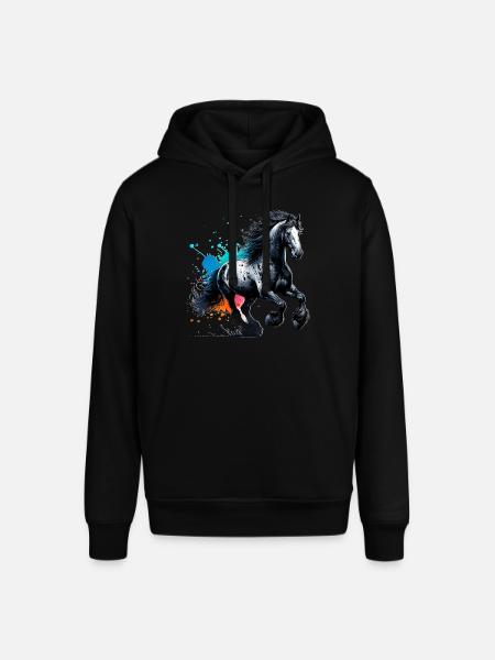 Cheval Frison Cadeau Cheval - Sweat à capuche SOUNDER Stanley/Stella Unisexe - noir