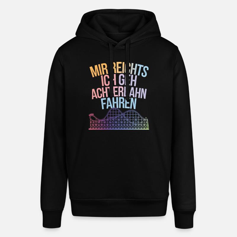 Achterbahn Freizeitpark Roller Coaster - Stanley/Stella Unisex Hoodie SOUNDER - Schwarz