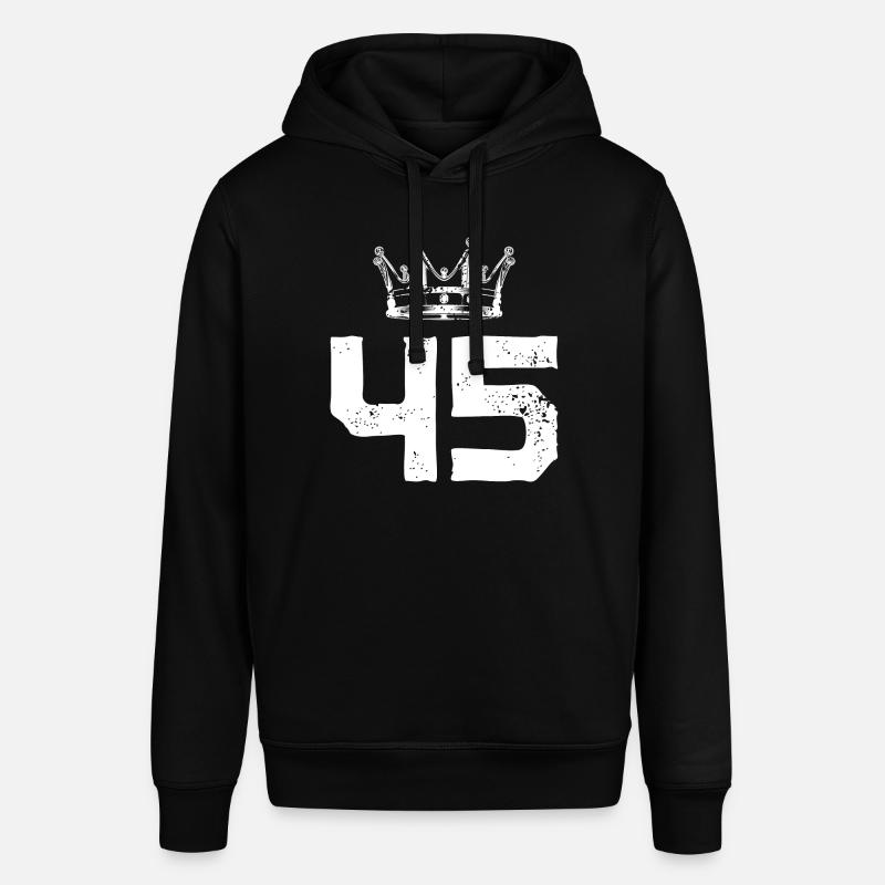 45 Couronne numérique - Sweat à capuche SOUNDER Stanley/Stella Unisexe - noir