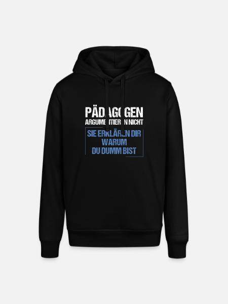 Educators don't argue - Stanley/Stella SOUNDER Unisex Hoodie - black