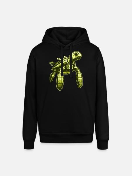 Video Game 8 Bit Turtle - Stanley/Stella SOUNDER Unisex Hoodie - black