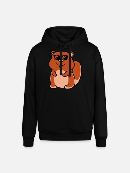 hamster cool - Stanley/Stella SOUNDER Unisex Hoodie - black