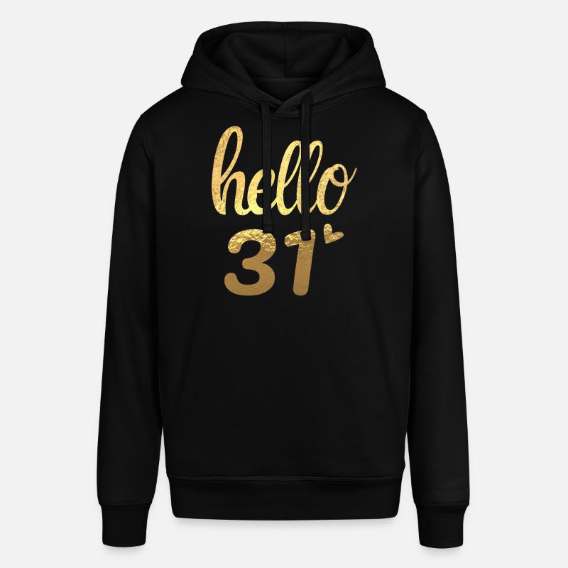 Hello 31 doré - Sweat à capuche SOUNDER Stanley/Stella Unisexe - noir