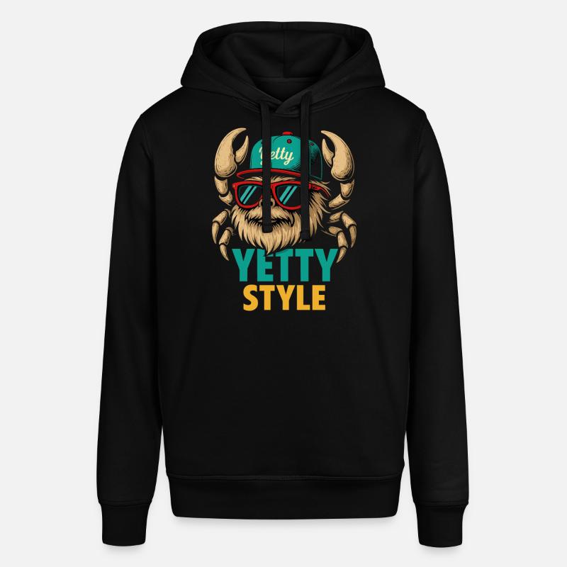 Yetty Style Yeti Graphic - Stanley/Stella Unisex Hoodie SOUNDER - Schwarz