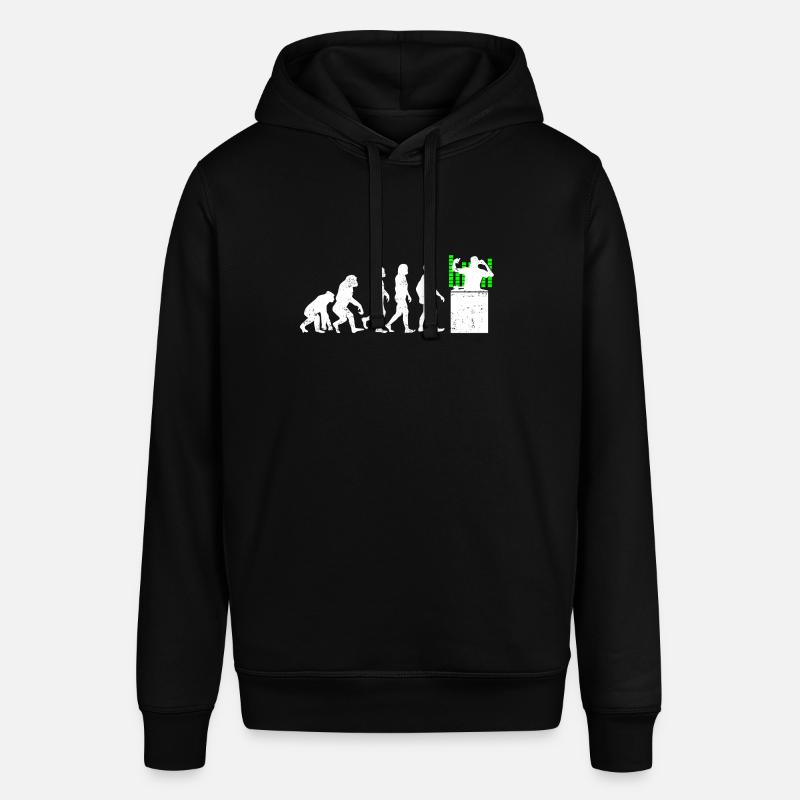 Dj evolution development music turntable - Stanley/Stella SOUNDER Unisex Hoodie - black