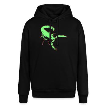 Skorpion Skorpion giftig Vector Spinnentier Tier - Stanley/Stella Unisex Hoodie SOUNDER - Schwarz - Vorne - Alina (178cm) & Michal (187cm)
