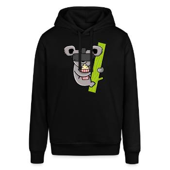 KOALA VR - Stanley/Stella Unisex Hoodie SOUNDER - Schwarz - Vorne - Alina (178cm) & Michal (187cm)