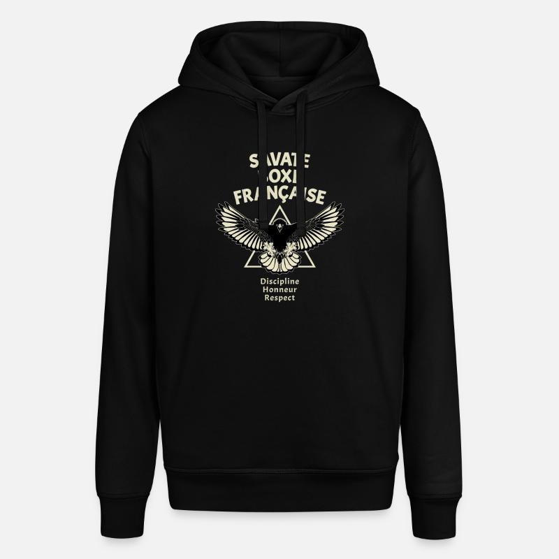 Savate Kickboxing Eagle - Sweat à capuche SOUNDER Stanley/Stella Unisexe - noir