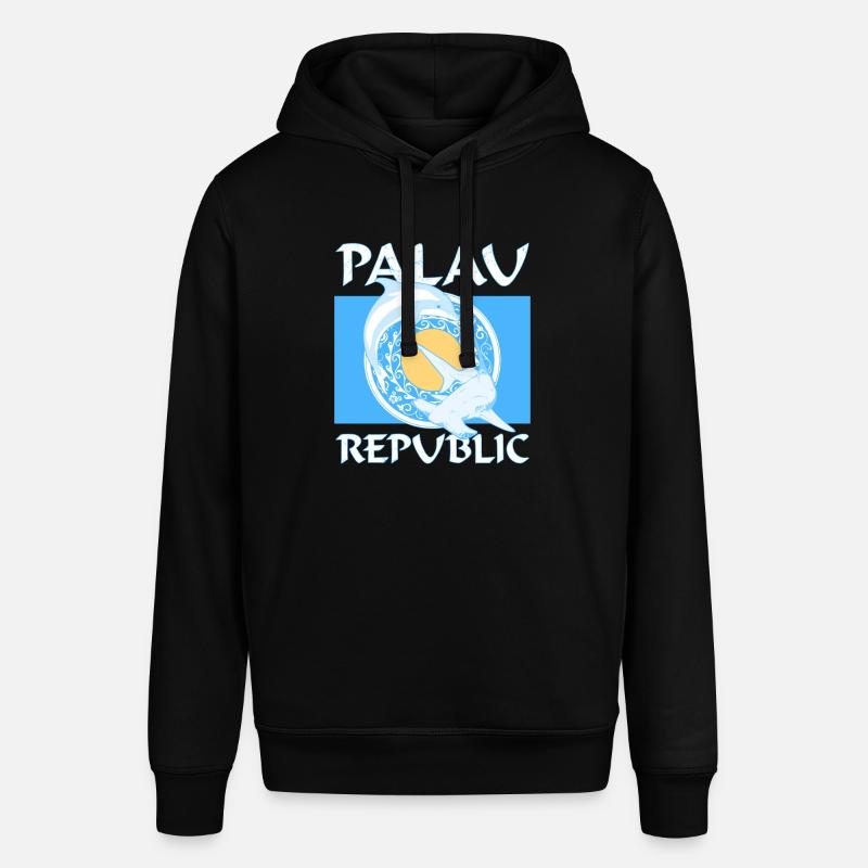 Requin-marteau et drapeau dauphin Palau - Sweat à capuche SOUNDER Stanley/Stella Unisexe - noir