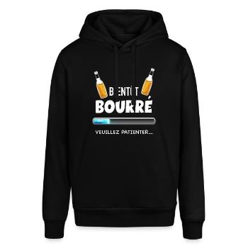 téléchargement bière humour apéro - Sweat à capuche SOUNDER Stanley/Stella Unisexe - noir - Devant - Alina (178cm) & Michal (187cm)