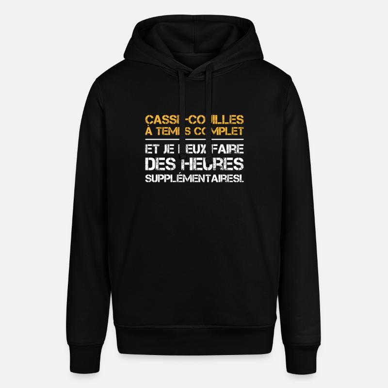 Casse-couilles à temps complet - Sweat à capuche SOUNDER Stanley/Stella Unisexe - noir