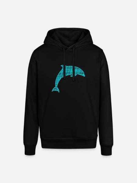 Delfin - Stanley/Stella Unisex Hoodie SOUNDER - Schwarz