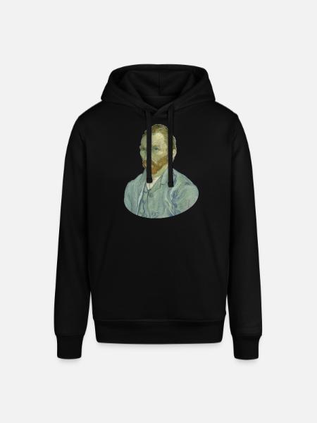 Vincent van Gogh Selvportræt Selvbillede Vincent - Stanley/Stella SOUNDER unisex hoodie - sort