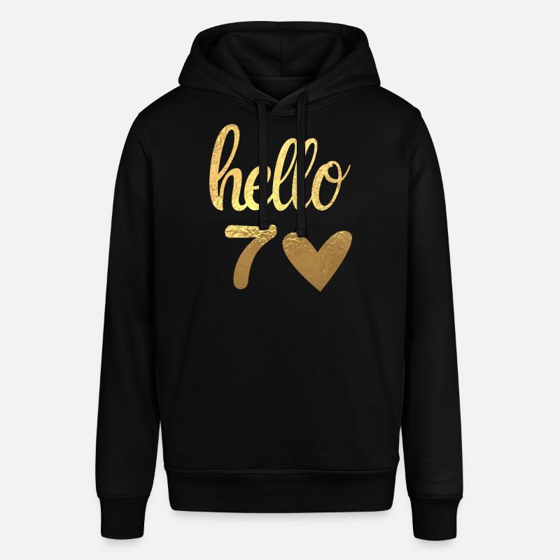 Hello 70 doré - Sweat à capuche SOUNDER Stanley/Stella Unisexe - noir