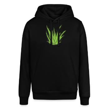 Aloe Vera Cream Cosmetics Natural - Stanley/Stella SOUNDER Unisex Hoodie - black - Front - Alina (178cm) & Michal (187cm)