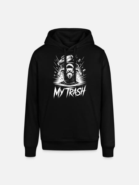 Aggressiivinen rotta roskiksessa – My Trash - Stanley/Stella SOUNDER unisex huppari - musta