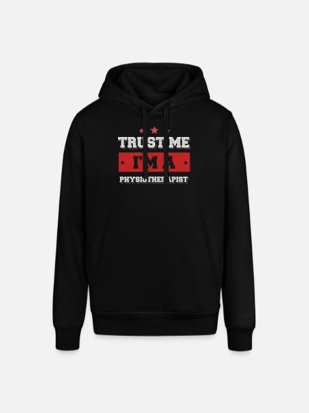 Trust me. I'm a physiotherapist - Stanley/Stella SOUNDER Unisex Hoodie - black