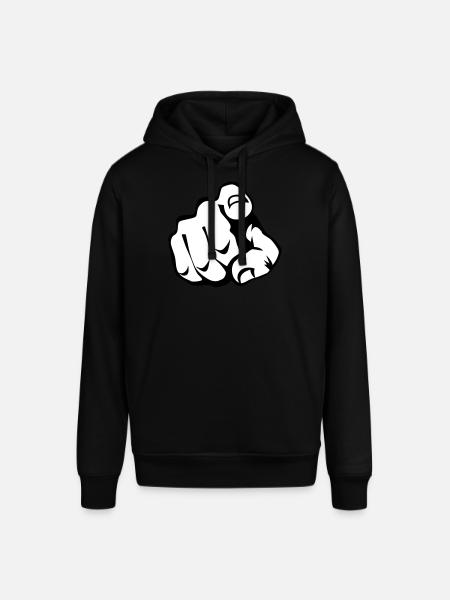 60 Zeigefinger - Stanley/Stella Unisex Hoodie SOUNDER - Schwarz