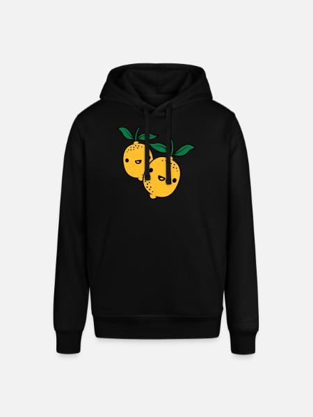 2 kawaii lemons - Stanley/Stella SOUNDER Unisex Hoodie - black