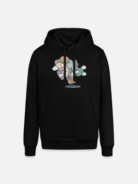 Time Flies Funky Watch Cartoon - Sudadera unisex Stanley/Stella SOUNDER - negro