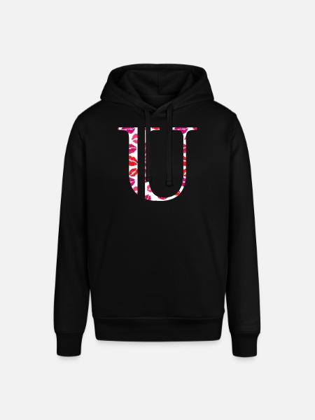 Lettre u bisous - Stanley/Stella Unisex Hoodie SOUNDER - Schwarz