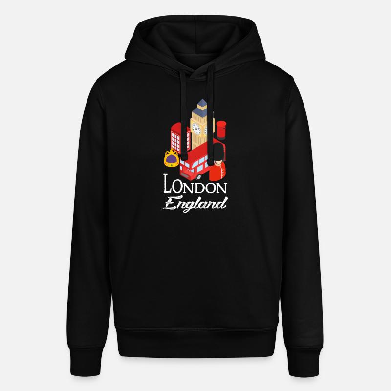 Londres - Sweat à capuche SOUNDER Stanley/Stella Unisexe - noir
