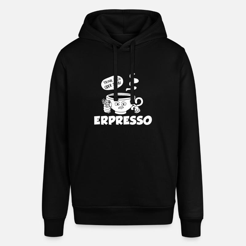 Trink Oder Stirb Espresso Kaffee - Stanley/Stella Unisex Hoodie SOUNDER - Schwarz