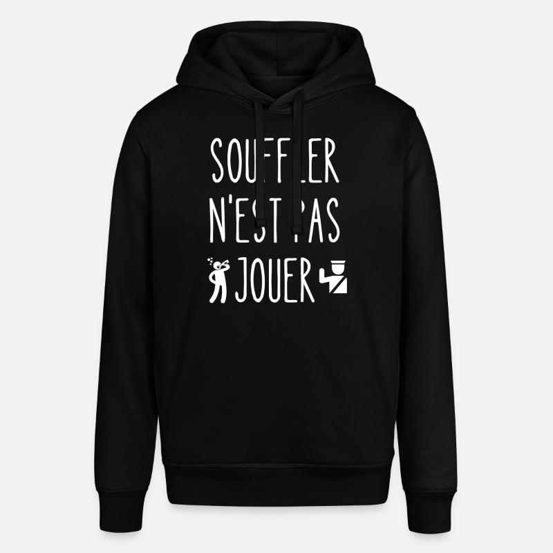 souffler n'est pas jouer - Sweat à capuche SOUNDER Stanley/Stella Unisexe - noir
