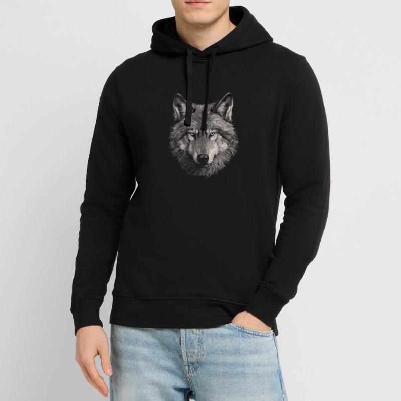 Wolf Wolf Head Scratch Marks Claws Wild Stanley/Stella SOUNDER Unisex Hoodie