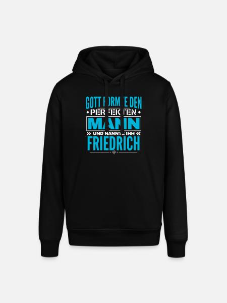 Friedrich Name Design - Stanley/Stella Unisex Hoodie SOUNDER - Schwarz