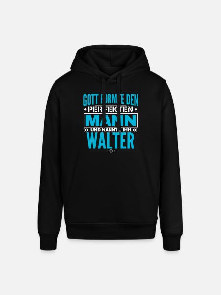 Walter Name Design - Stanley/Stella Unisex Hoodie SOUNDER - Schwarz