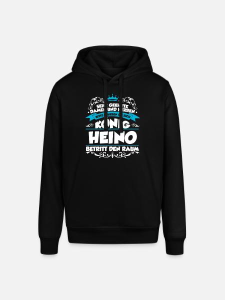 Heino Name Design - Stanley/Stella Unisex Hoodie SOUNDER - Schwarz