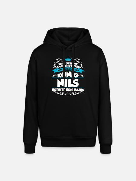 Nils Name Design - Stanley/Stella Unisex Hoodie SOUNDER - Schwarz