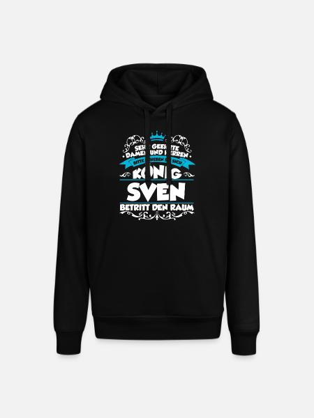 Sven Name Design - Stanley/Stella Unisex Hoodie SOUNDER - Schwarz