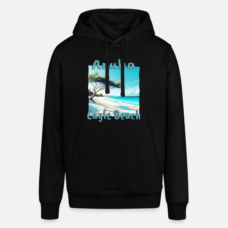 Aruba Vacances Eagle Beach Design - Sweat à capuche SOUNDER Stanley/Stella Unisexe - noir