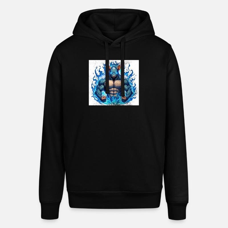 Rat musclé - Sweat à capuche SOUNDER Stanley/Stella Unisexe - noir