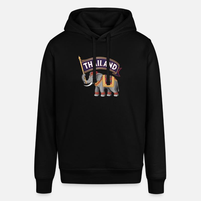 Fier éléphant de Thaïlande - Sweat à capuche SOUNDER Stanley/Stella Unisexe - noir