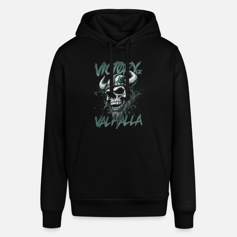Nordischer Wikingersieg oder Walhalla - Stanley/Stella Unisex Hoodie SOUNDER - Schwarz
