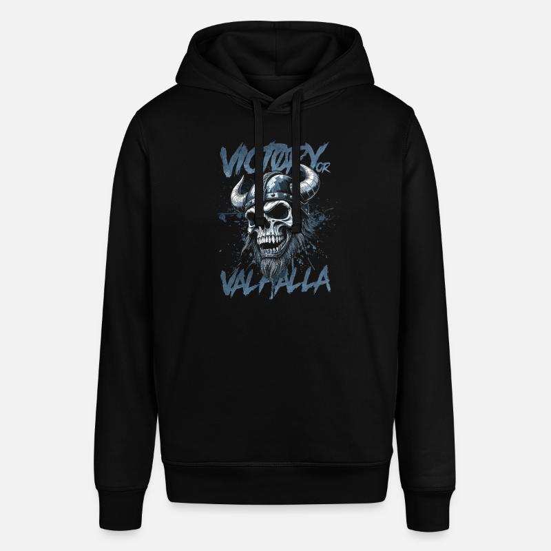 Nordischer Wikingersieg oder Walhalla - Stanley/Stella Unisex Hoodie SOUNDER - Schwarz