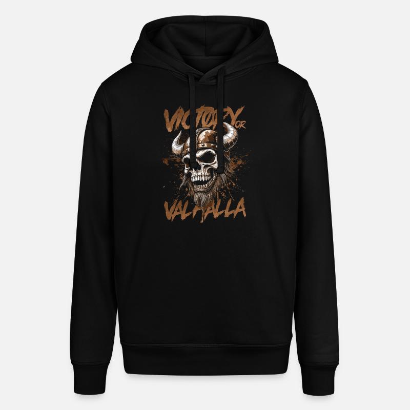 Nordischer Wikingersieg oder Walhalla - Stanley/Stella Unisex Hoodie SOUNDER - Schwarz