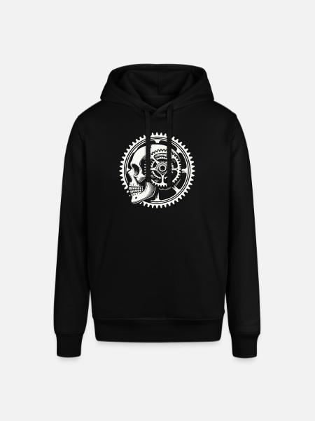 Bicycle Skull Gear Adventure - Stanley/Stella SOUNDER Unisex Hoodie - black