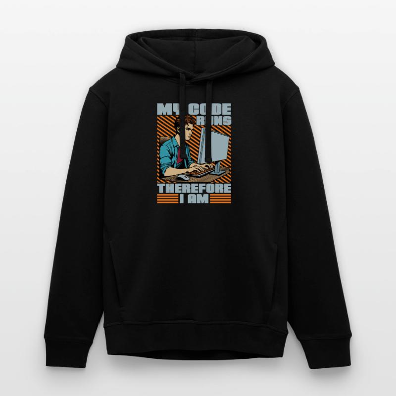Coder My Code Runs Therefore I Am Web Developer Stanley/Stella Unisex Hoodie SOUNDER