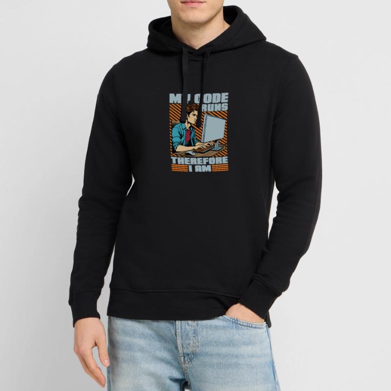 Coder My Code Runs Therefore I Am Web Developer Stanley/Stella Unisex Hoodie SOUNDER