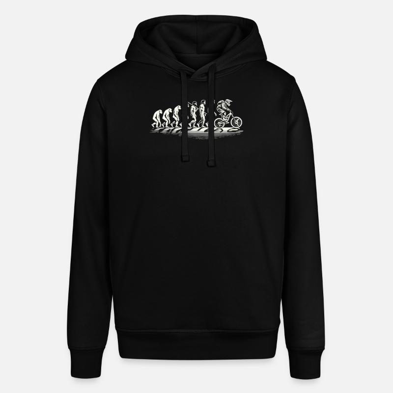 Evolution Bicycle VTT Cyclisme Humour - Sweat à capuche SOUNDER Stanley/Stella Unisexe - noir