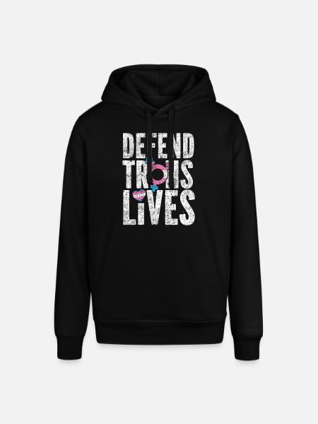 Transgender Trans LGBT Pride - Stanley/Stella Unisex Hoodie SOUNDER - Schwarz