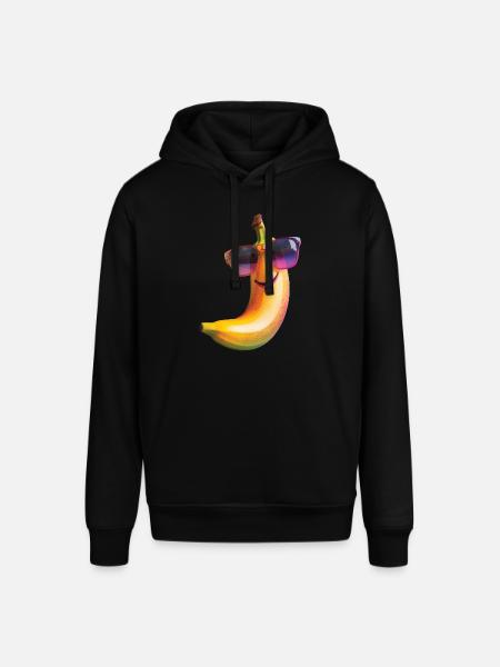 Banane - Stanley/Stella Unisex Hoodie SOUNDER - Schwarz