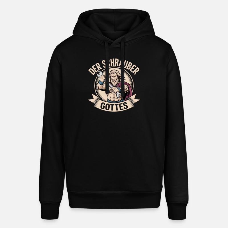 Der Schrauber Gottes - Stanley/Stella Unisex Hoodie SOUNDER - Schwarz
