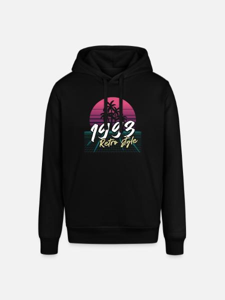 SW 1993 retro style - Stanley/Stella SOUNDER Unisex Hoodie - black