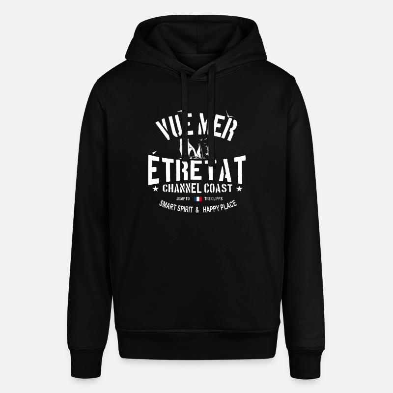 Vue Mer Etretat - Sweat à capuche SOUNDER Stanley/Stella Unisexe - noir